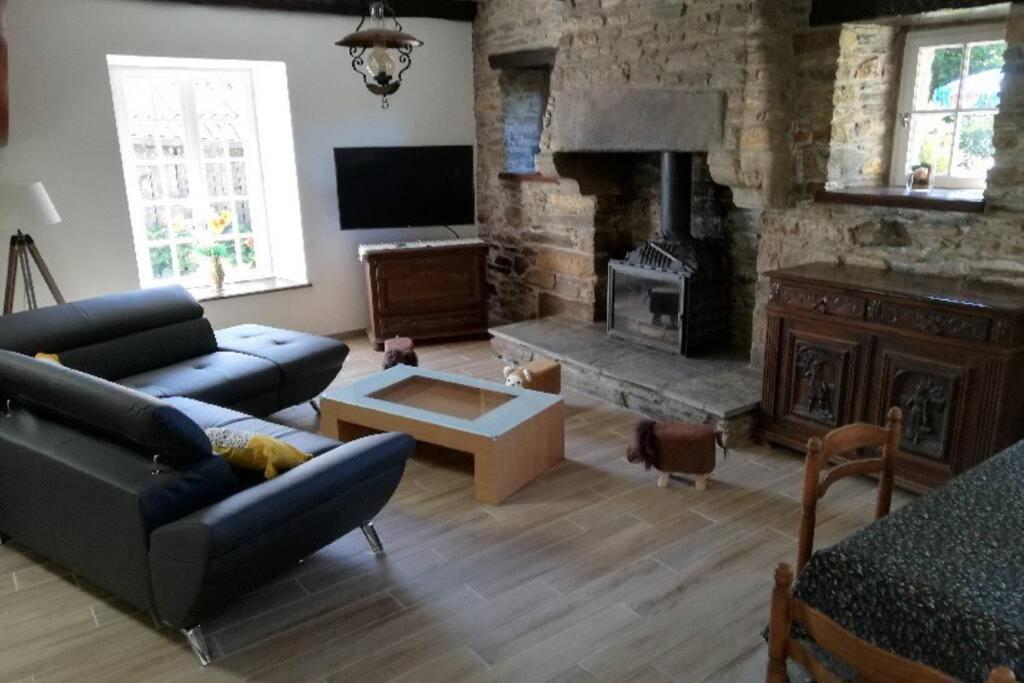 Gite De Charme 14 Personnes Labellise Clevacances 3 Etoiles Sainte-Seve Exterior foto