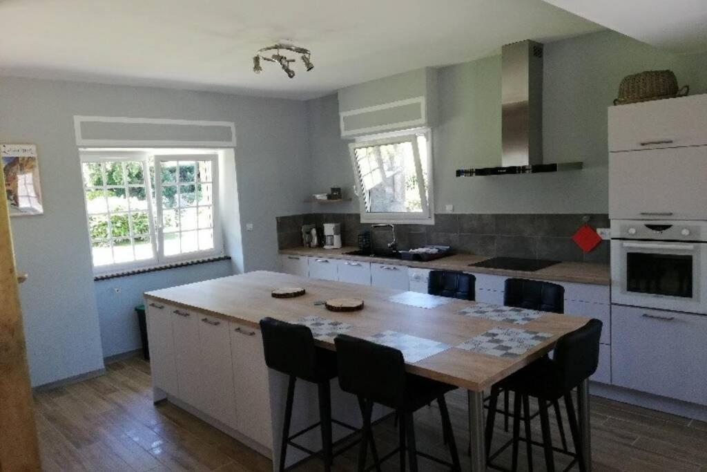 Gite De Charme 14 Personnes Labellise Clevacances 3 Etoiles Sainte-Seve Exterior foto